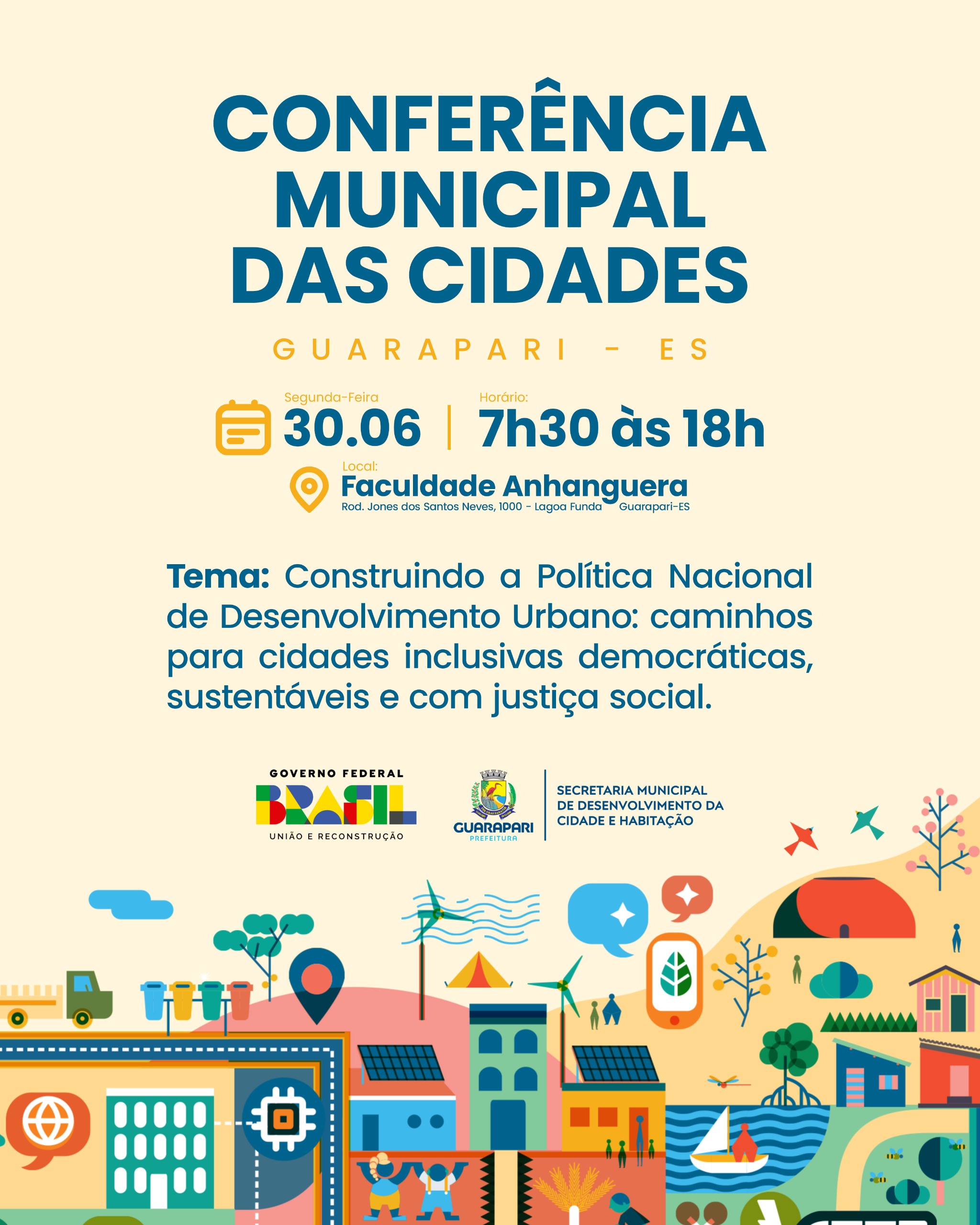 Guarapari retoma Conferência Municipal das Cidades após sete anos e fortalece diálogo sobre o desenvolvimento urbano